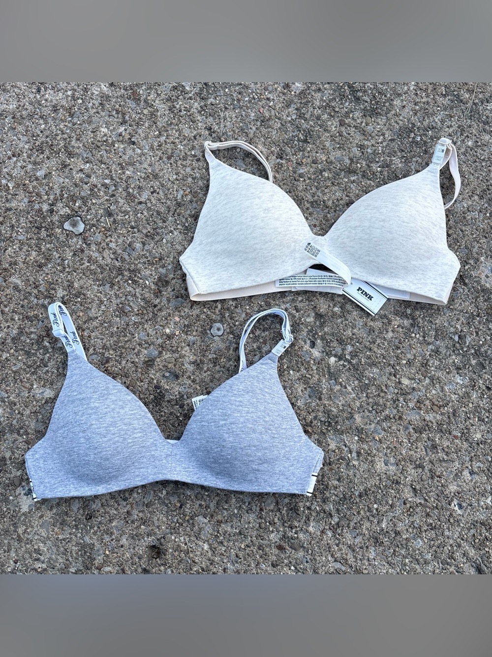 NWT PINK Victoria's Secret Lightly Lined Bras, Lot of 2
